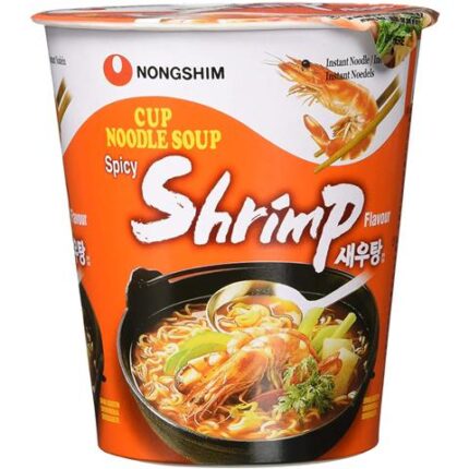 10183 8801043029384 nongshim instant cup noodle shrimp flavour 67g