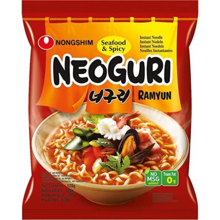 11602 8801043157711 KNON01 nongshim instant noodle soup neoguri spicy seafood 120g