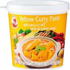 1348 084909002358 TSCUR3 cock brand yellow curry paste 400g