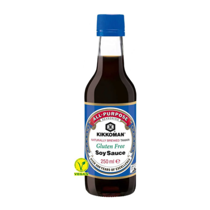1484 8715035150300 JSNG16 kikkoman gluten free soy sauce salsa di soia tamari senza glutine vegan 250ml