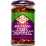 1609 5011308307130 patak's hot mango pickle (mango speziato sott'olio) 283ml