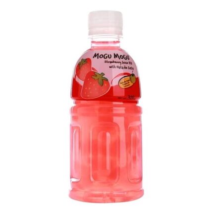 19828 8850389100691 mogu fragola juice 25% with nata de coco 320ml