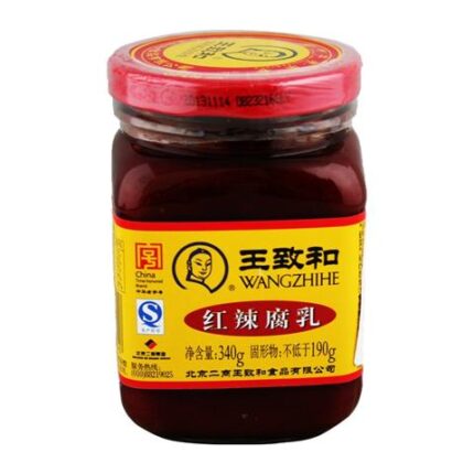 2059 6907592000040 tofu conservato rosso piccante (wangzhihe furu) 340g
