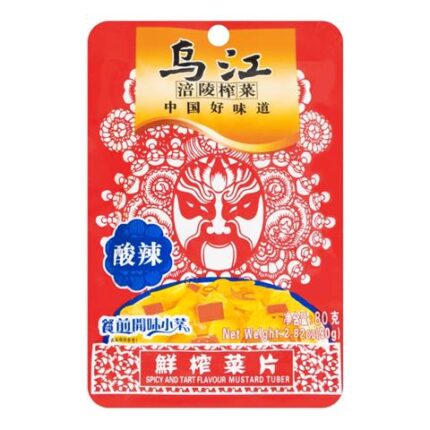 23722 6901754050157 wujiang fuling zhacai spicy and tart flavour mustard tuber 80g