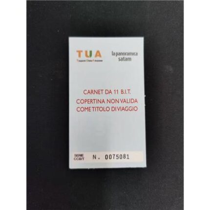 24625 9100000246253 TUB79 biglietto b3 carnet