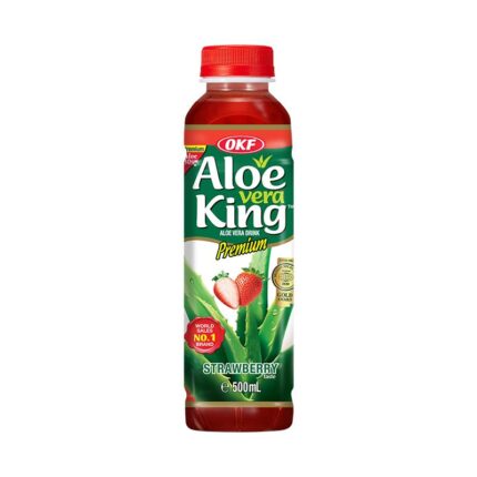 26276 8809041425917 aloe vera king drink strawberry(okf) 500ml