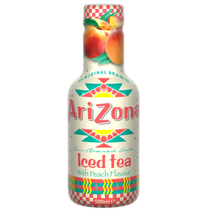 26783 613008730710 IARI10 arizona iced tea peach flavour 500ml