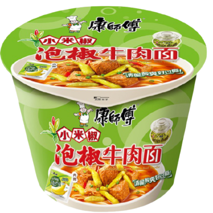 30738 6920152402177 mr. kong bowl noodles beef with peperoncino flavor 108g