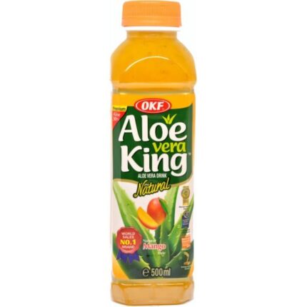 33753 8809041425948 okf aloe vera king mango drink 500ml