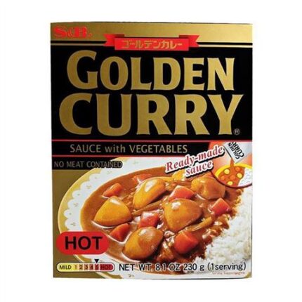 35867 074880040623 JSB017 s&b golden curry sauce with vegetables hot 230g