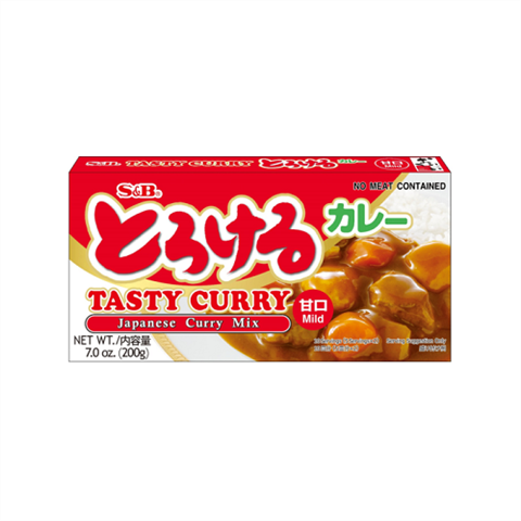 rbs37820f.png 37820 074880057379 JSB015 s&b tasty curry japanese curry mix mild 200g