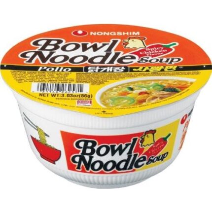 38231 031146262571 nongshim bowl noodle spicy chichen 86g