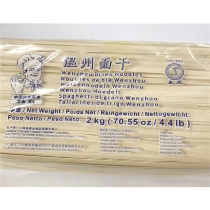 38832 6920802314102 chunsi wenzhou dried noodles xl spaghetti di grano wenzhou 2kg