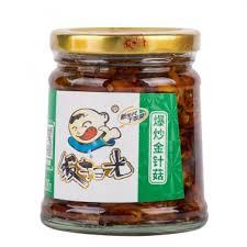 38853 6923807807846 fansaoguan enoki mushroom pickles baochao jinzhengu 280g