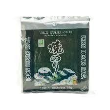 39065 6927028313025 alga nori per sushi 10 fogli (jhfoods) 28g