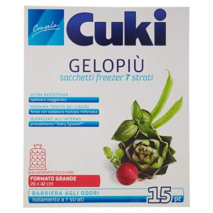 39250 8003980030304 0001462 cuki sacchetti freezer grande 29 42cm 15pz