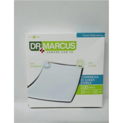 39523 8058090000341 0105789 marcus compressa ster. g.b.10x10cm 100pz