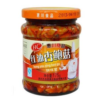 39799 6934457615170 huichuan hongyou xingbaogu funghi king oyster in olio piccante 145g