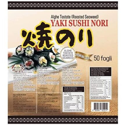 40759 8809482855021 yaki sushi nori premium gold gluten free 125g 50fogli coreano