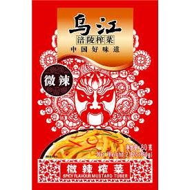 40867 6901754050195 spicy flavour mustard tuber fuling zhacai 80g