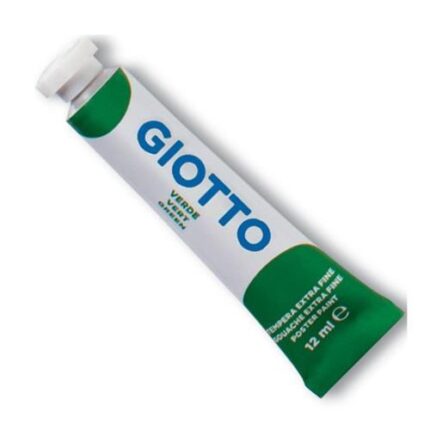41377 8000825320125 tubo tempera giotto 12ml verde brill