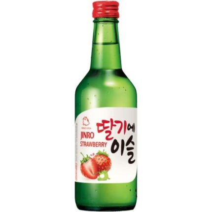 42843 8801048178025 jinro soju strawberry 13vol korea 360ml