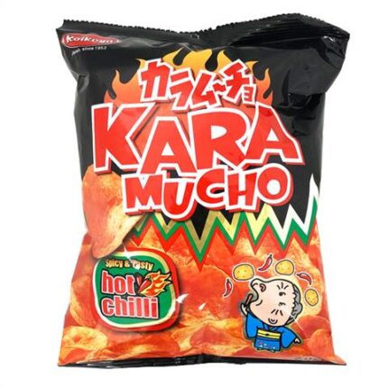 42882 4901335003666 JKOIK1 koikeya kara mucho hot chilli flat 60g