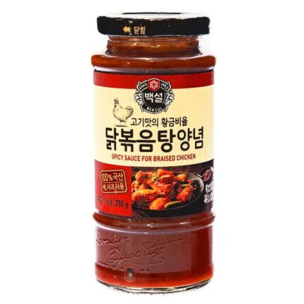 43133 8801007185781 cj beksul spicy sauce for braised chicken 290g