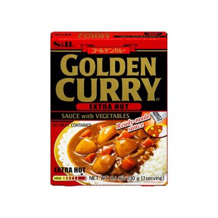 43791 074880040630 JSB061 s&b golden curry sauce with vegetables extra hot 230g