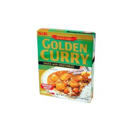 43792 074880040616 JSB014 s&b golden curry sauce with vegetables medium hot 230g