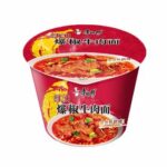 43852 6920152418710 mr kong bowl instant noodles stir-fried beef piccante flavor 112g