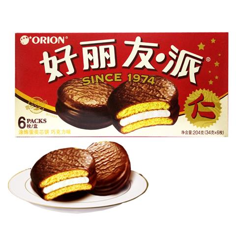 rbs43883f.jpg 43883 6920907800944 orion pie 204g pasticcio ripieno di cioccolato