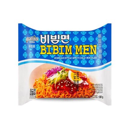 44194 648436100057 paldo bibim men ramyun agro piccante korean style spicy cold noodles 130g