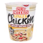 44524 5997523315009 CNIS22 nissin cup noodles ginger chichen 73g savoury shitake soup