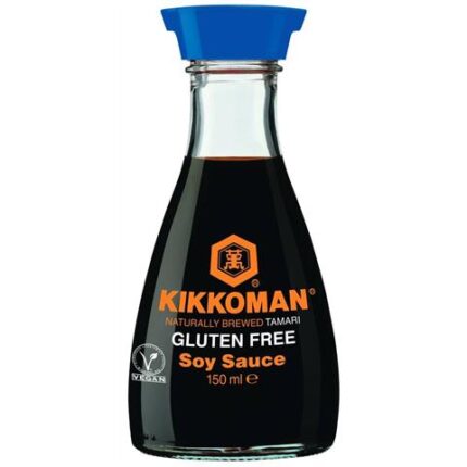 44625 8715035150102 JKIK20 kikkoman soy sauce gluten free 150ml salsa di soia senza glutine