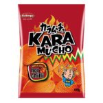 44673 4901335003673 JKOIK2 karamucho potato chips hot chilli ridge cut 60g