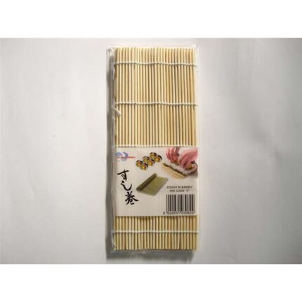 45131 9100000451312 bamboo sushi-mat 24cm stuoia in bambù per sushi