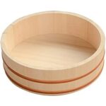 45482 9100000454825 hangiri 33cm contenitore di legno per riso di sushi