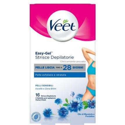 45504 8002910043476 90678 veet strisce dep. ascelle&bikini p.sen. 16pz