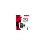 45730 740617120950 micro sd hc 128gb classe10 kingston