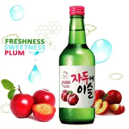 46099 8801048178308 jinro soju jinro plum 13vol korea 360ml