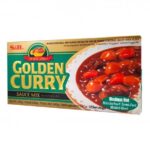 47135 4901002075422 JSB076 s&b golden curry japanese curry mix in block medium hot 220g