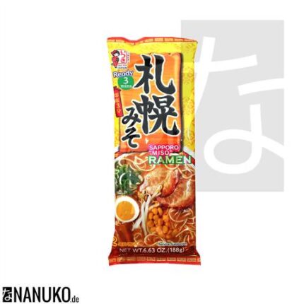 47953 4901726014974 itsuki tonkotsu ramen miso flavor sapporo 186g
