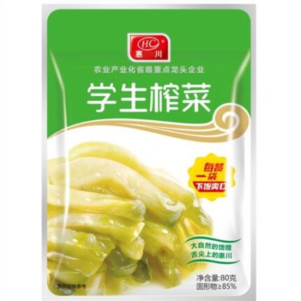 47964 6934457619307 huichuan xuesheng zhacai 80g