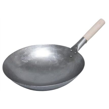 48485 9100000484853 wok in ferro 1 manico 16'' 40cm lot：20007