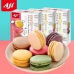 48864 4894375026538 aji jumping sugar macaron biscuit 133g tiaotiaotang makalong binggan