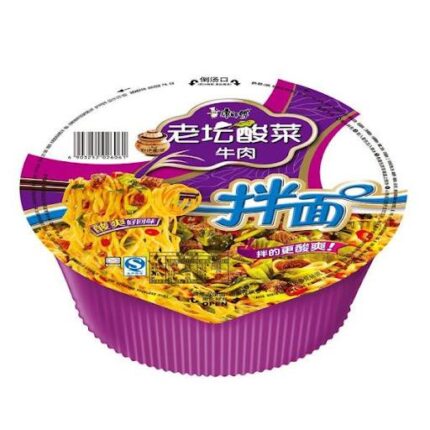 49701 6900873024582 mr kong instant bowl stir noodles beef with sauerkraut flavor 141g