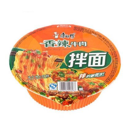 49702 6900873026067 mr kong instant bowl stir noodles hot beef flavor 127g