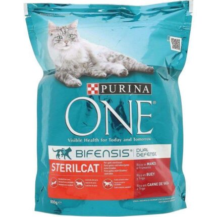 50816 7613031384600 purina one sterilcat manzo&grano 800g