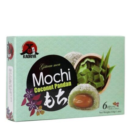 51863 4711931034892 kaoriya dessert japanese mochi coconut pandan 210g
